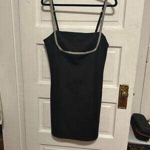 Black Mini Dress with Sparkle lining